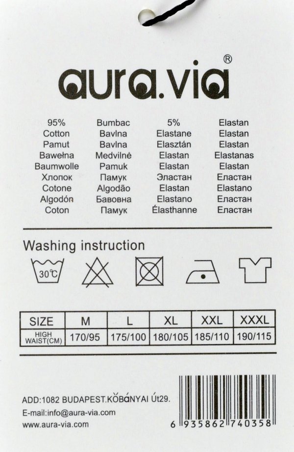 Bawełniane bokserki Aura.Via to miękkość, przewiewność i perfekcyjne dopasowanie przez cały dzień.