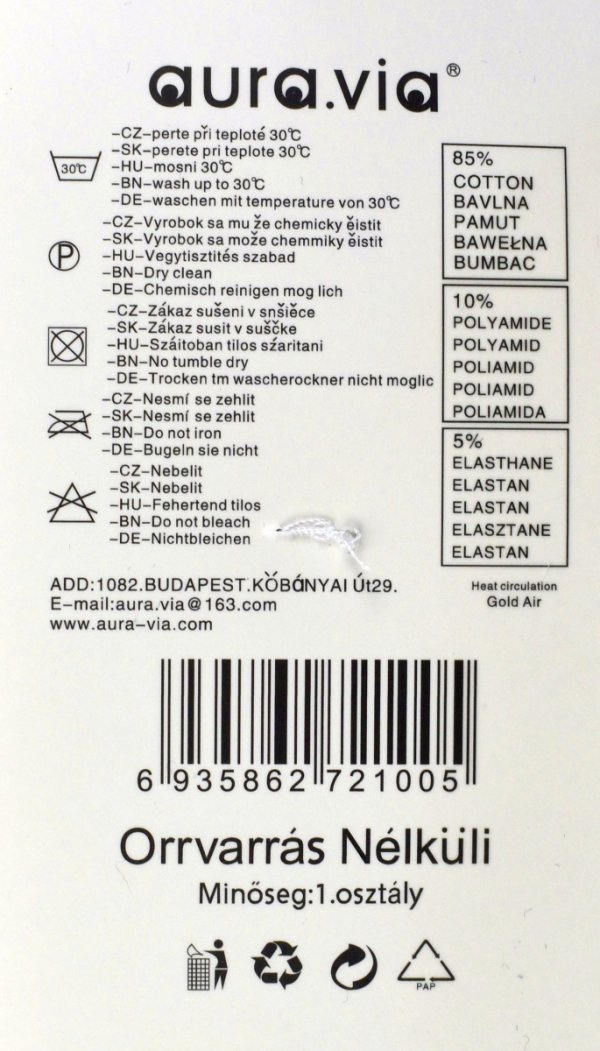 Bawełniane skarpetki męskie Aura.Via z systemem ABS to praktyczne rozwiązanie dla aktywnych. Antypoślizgowa podeszwa zapewnia stabilność, a miękki materiał – wygodę.