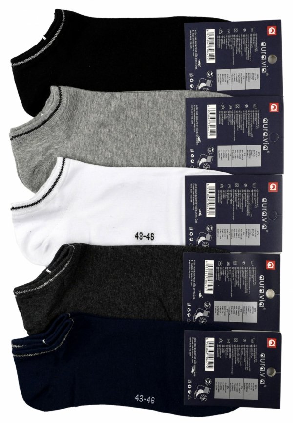 Skarpetki unisex do kostki – miękkie, przewiewne, idealne na co dzień. 90% bawełny i minimalistyczny design.