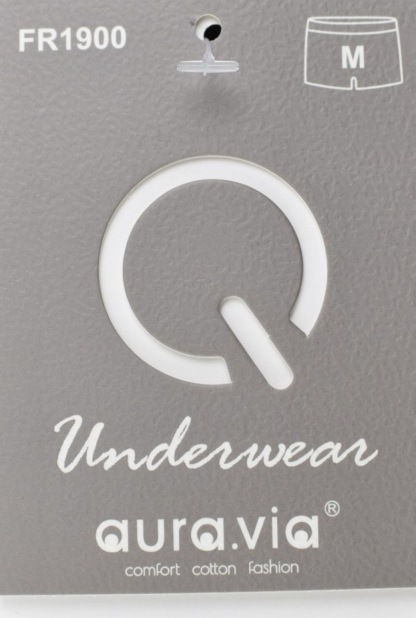 Bokserki męskie Auravia AttractiveMan–bambus, ciemnoniebieskie, gładkie, rozmiar 2XL