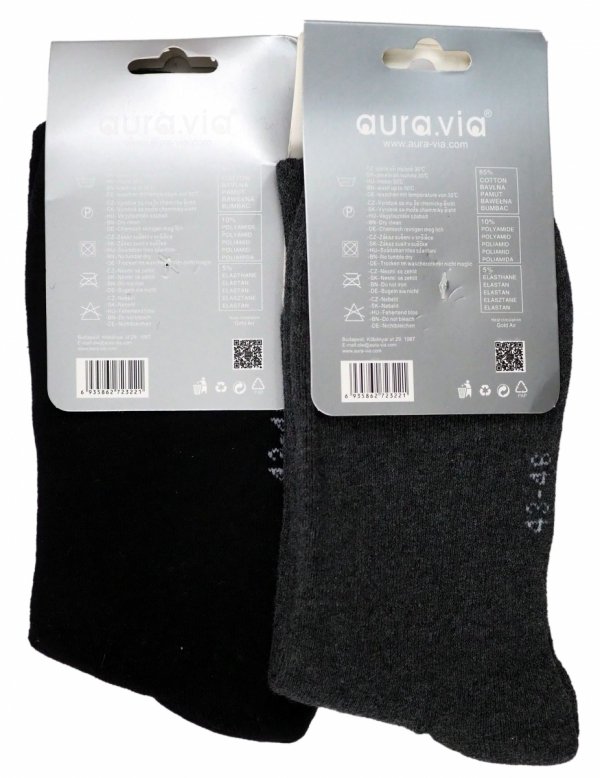 Skarpety Bawełniane Thermo Aura.via FV265 - Ochrona Przed Chłodem 43-46