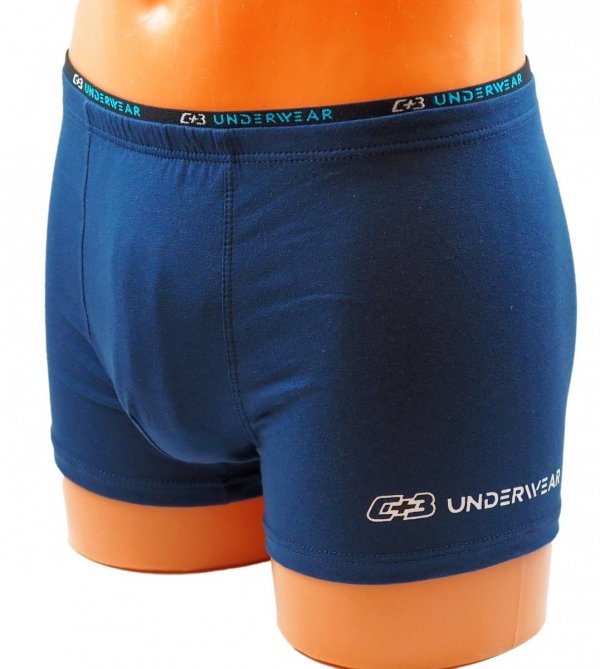 Bawełniane bokserki męskie firmy C+3 wykonane w rozmiarze XL. Produkt premium, model VBE-554