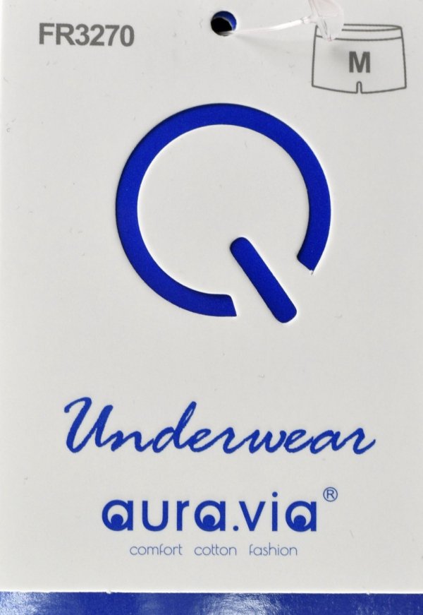 Czarne bokserki męskie Aura.Via ATTRACTIVE – bawełniane, wygodne, rozmiar L