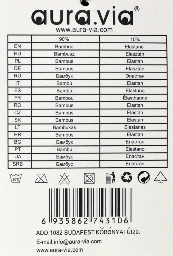 Grafitowe bambusowe 90% bokserki męskie AuraVia–naturalny komfort, rozmiar 3XL