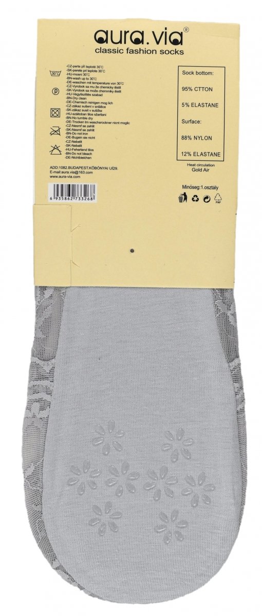 Eleganckie mikrostopki koronkowe – idealne do balerin, rozmiar 35-38 
