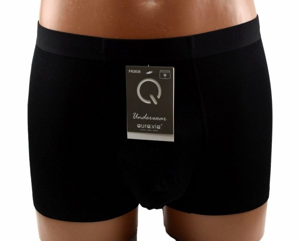 Bokserki bambusowe czarne – wygoda i świeżość każdego dnia, rozmiar 3XL