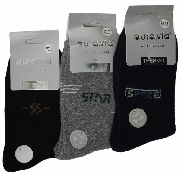 Termiczne skarpety zimowe AuraVia – ochrona przed chłodem do -15°C