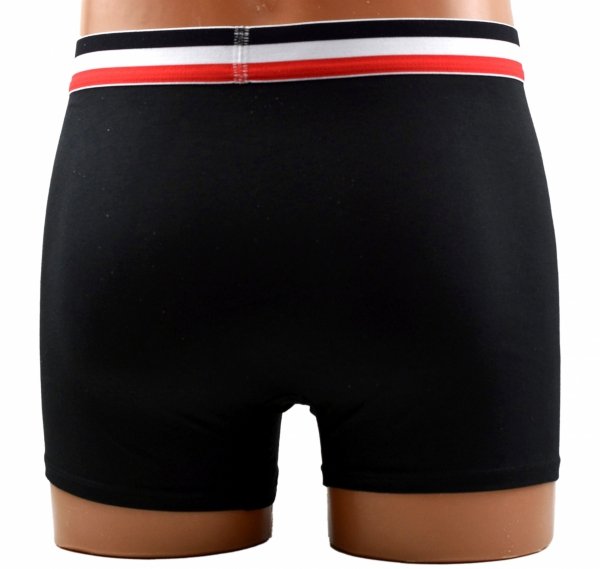 Czarne bokserki męskie Aura.Via–bawełna i szeroka gumka GOOD CHOICE, rozmiar L