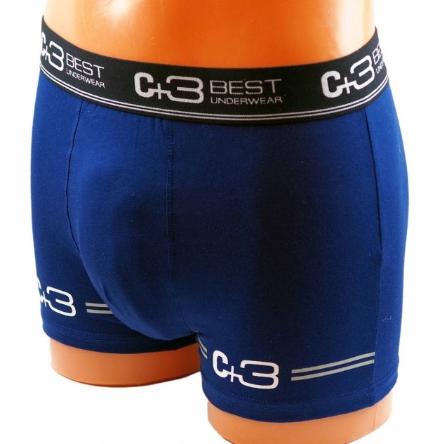 Bawełniane bokserki męskie, jakość firmy C+3 w rozmiarze XL