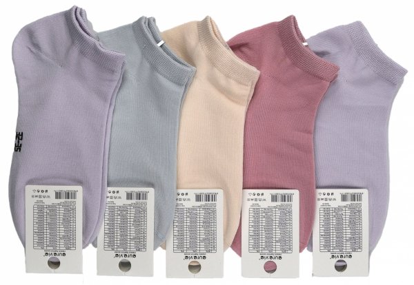 Aura Via Kids–pastelowe skarpetki, stopki dla dzieci 32-35 5 par