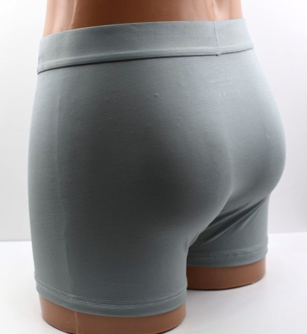 Bokserki męskie Auravia–niebieskie, bambus 85%, pas AttractiveMan, rozmiar 3XL