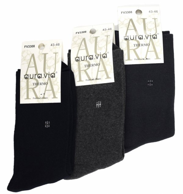 Ciepłe skarpety męskie AURAVIA Thermo to gwarancja komfortu i ochrony przed zimnem. Wykonane z miękkiej bawełny, idealnie dopasowują się do stopy i nie uciskają.