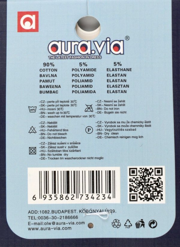 Wysokiej jakości skarpety  AuraVia 90% bawełna nieuciskowe  35-38
