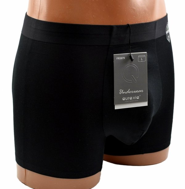 Bambusowe bokserki męskie w kolorze czarnym – wygoda i dopasowanie, rozmiar XL