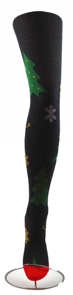 Bawełniane świąteczne rajstopy firmy AuraVia. Śliczne wzornictwo głównie Mikołaj i jego pomocnicy. Wykonane w rozmiarze 1-3 lata.