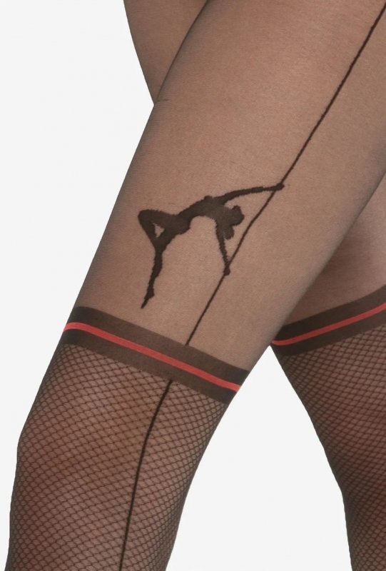 Rajstopy Gatta Rita z matowym wykończeniem to połączenie elegancji i zmysłowości. Seksowna forma bikini podkreśla Twoją figurę.
