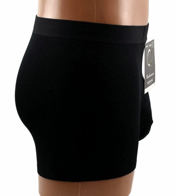 Bokserki bambusowe czarne – wygoda i świeżość każdego dnia, rozmiar 3XL