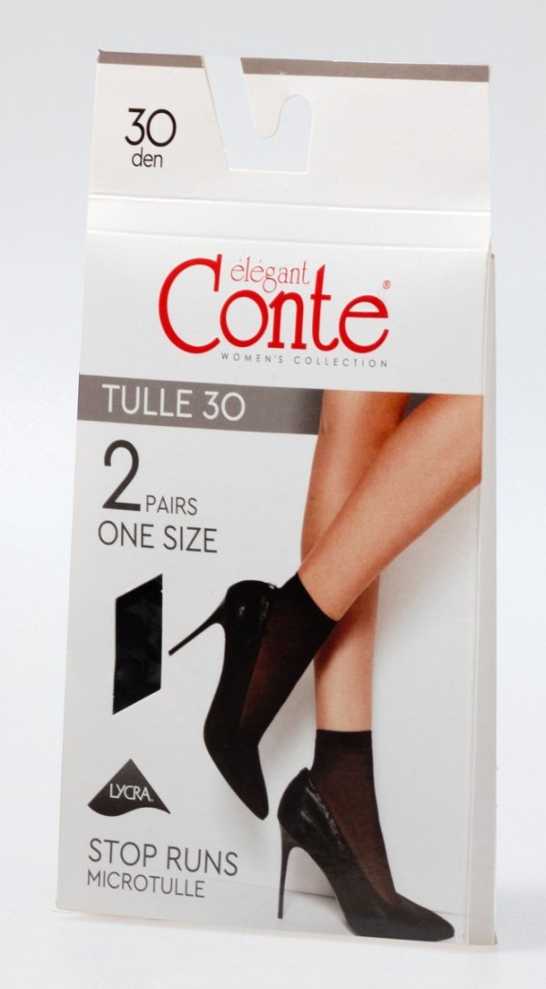Efekt tiulu w skarpetkach CONTE TULLE 30 den dodaje lekkości i elegancji, idealnie komponując się z letnimi stylizacjami.