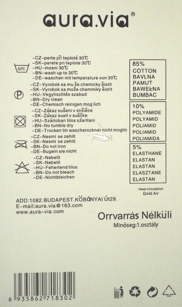 Metka produktu.