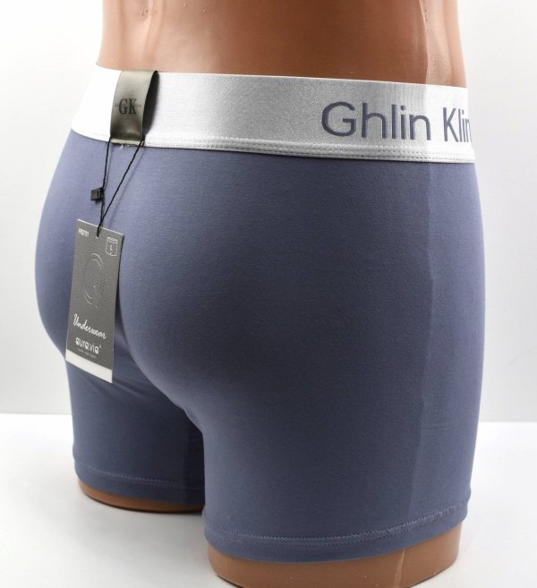 Bokserki męskie premium Aura.Via Ghin Kline 95% bawełny, rozmiar 3XL