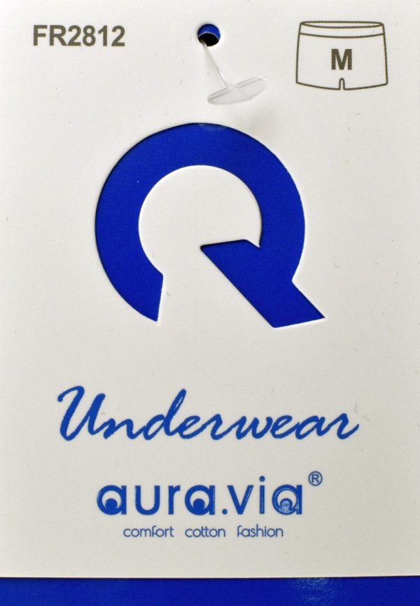 Czarne bokserki męskie Auravia–95% bawełny, gładkie i wygodne, rozmiar L