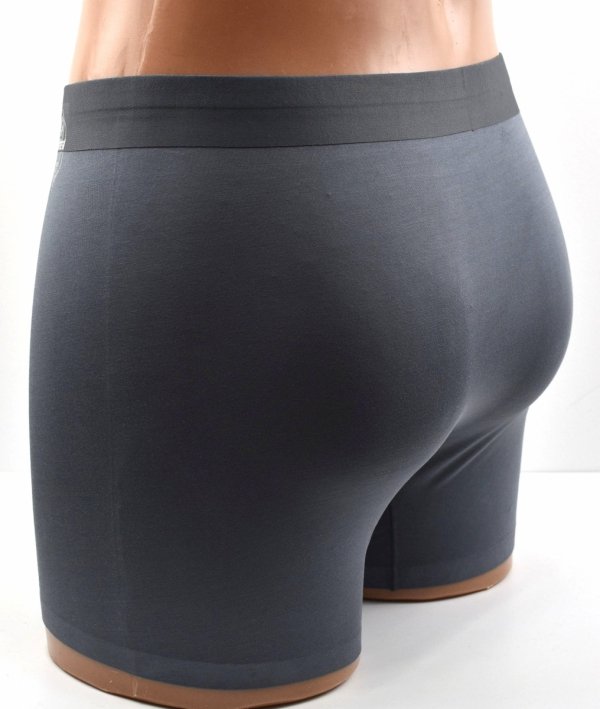 Grafitowe bambusowe 90% bokserki męskie AuraVia–naturalny komfort, rozmiar 3XL