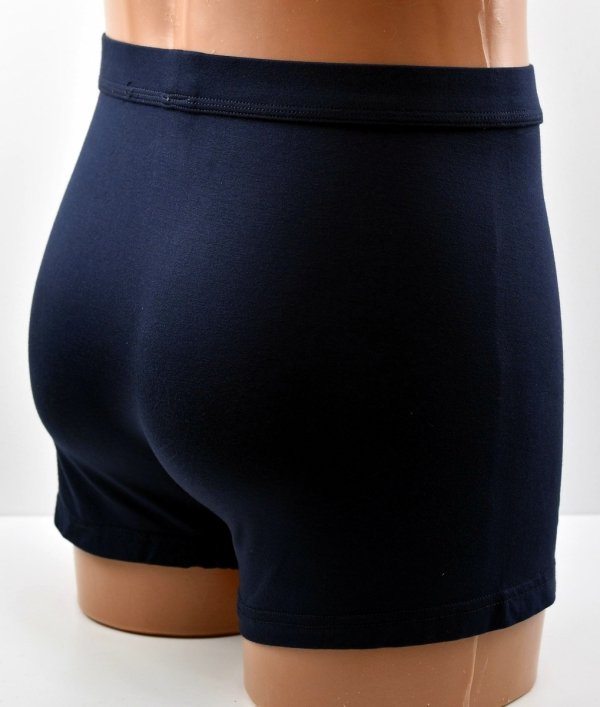 Granatowe bokserki męskie z włókna bambusowego miękkie i oddychające, rozmiar 2XL