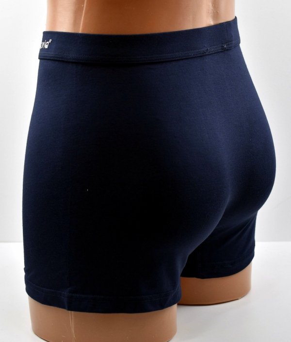 Granatowe bokserki męskie z włókna bambusowego miękkie i oddychające, rozmiar M