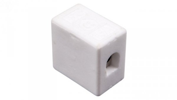 Złączka gwintowa porcelanowa 10mm2 1-tory biała CPO-15A-1P 80721516