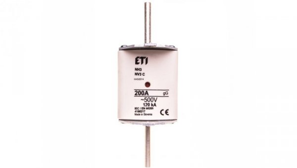 Wkładka bezpiecznikowa NH3C 200A gG 500V 004186217