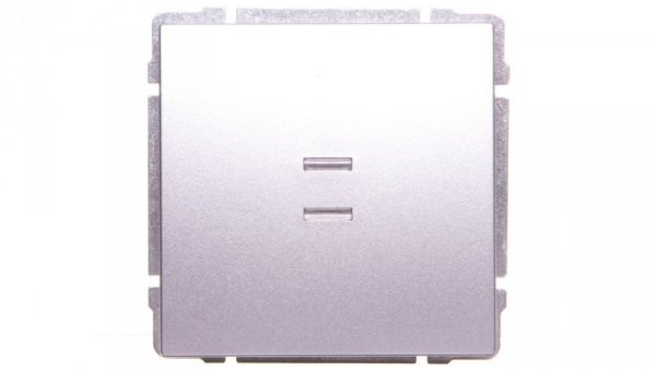 KOS66 Łącznik pojedynczy podświetlany aluminium 624011