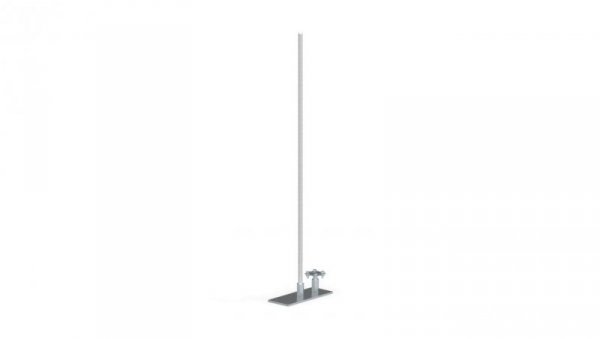 Maszt odgromowy aluminiowy z metalową podstawą 2,0m 43.2/M AL /94382009/