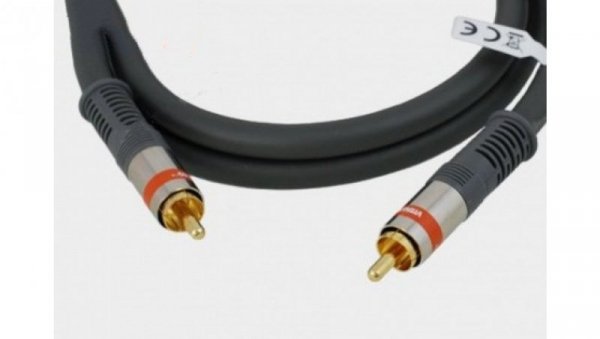 Kabel audio koaksjalny przyłącze 1x Cinch RCA - 1x Cinch RCA coaxial RKD150 /1,0m/