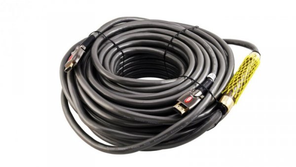 Kabel przyłącze ultra HDMI V1.4 High Speed with Ethernet 340MHz 3D ze wzmacniaczem ARC Ethernet złocone HDK50 30m
