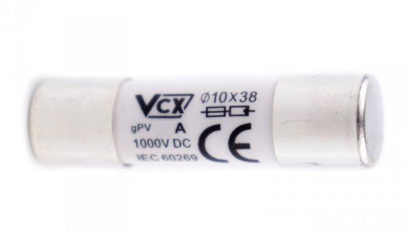 Wkładka bezpiecznikowa cylindryczna topikowa gPV 10x38 25A 1000V DC / CF-10-25A