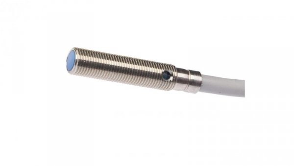 Czujnik indukcyjny M5x0.5 25mm quasi-zabudownay Sn 2.5 10-30V DC PNP NO kabel 2m PVC IP67 srebro niklowane IB05010H