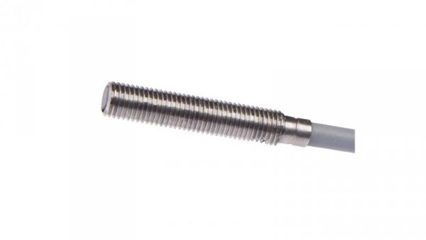 Czujnik indukcyjny krótki M4x0,5 22dł. 10-30V DC 100mA Sn:0,6 2m PUR-Kabel IP67 stal nierdzewna IB040104