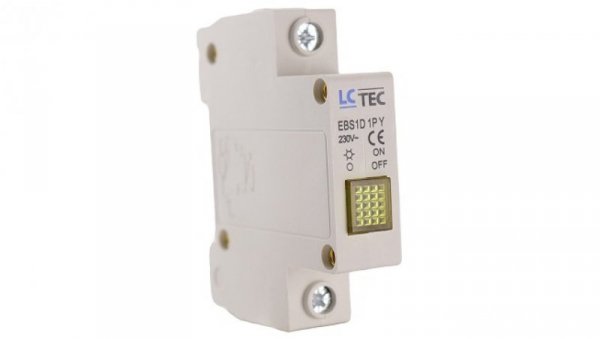Lampka kontrolna modułowa 230V żółta LC-Tec