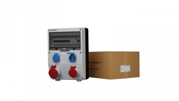 Rozdzielnica budowlana ECO-S/FI 32A 16A 2x230V gniazda Bals Doktorvolt 2589