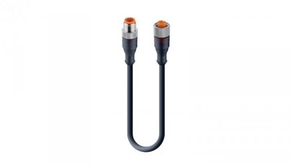 Kabel konfekcjonowany obustronnie zakończony złącza M12 męskie żeńskie proste 3-pinowe RST 3-RKT 4-3-224/5 M