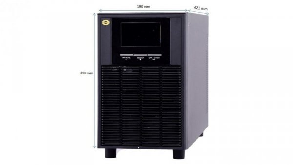 Zasilacz awaryjny UPS Orvaldi VT3K on-line Tower 3000VA/2700W czysta sinusoida VWPP3K