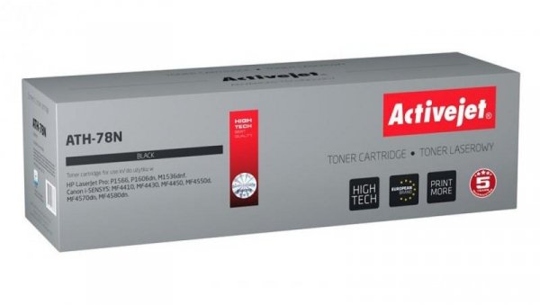 Toner Activejet ATH-78N (zamiennik HP 78A CE278A, Canon CRG-728 Supreme 2500 stron czarny)