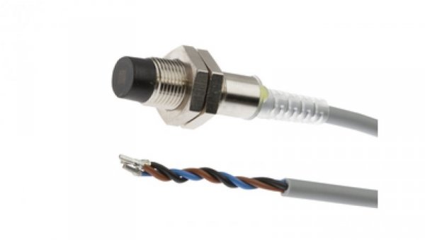 Czujnik indukcyjny M12x1 dł: 37 mm niezabudowany Sn: 6 mm 10-30V DC PNP NC kabel 2 m IP67 IN120204