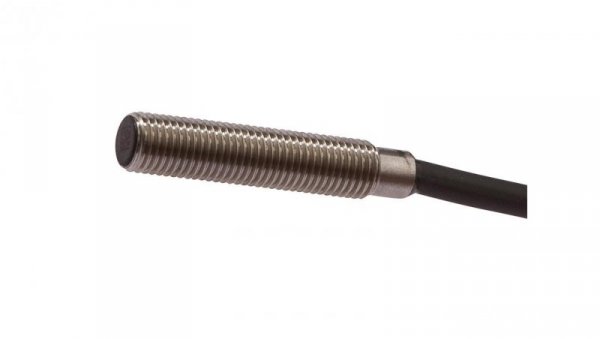 Czujnik indukcyjny M8x1 dł: 40mm zabudowany Sn: 2mm 10-30V DC PNP NO złącze kablowe M12 0,2m PUR IP67 IB08A846