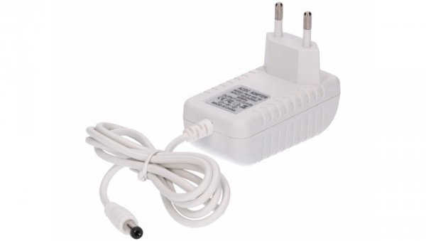 Zasilacz led gniazdkowy 12V 6W 5.5/2.1 biały