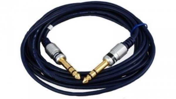 Kabel audio Jack 6,3 stereo/Jack 6,3 stereo MK61 3m