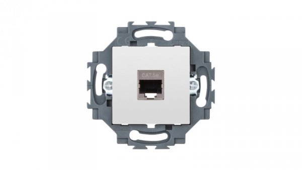 Gniazdo komputerowe RJ45 CAT.5e FTP, białe, Dahlia GW35272W