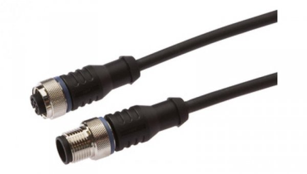 Złącze kablowe gniazdo proste M12 wtyk prosty M12 4-pinowe 3m 240V PUR IP67 VK300F25