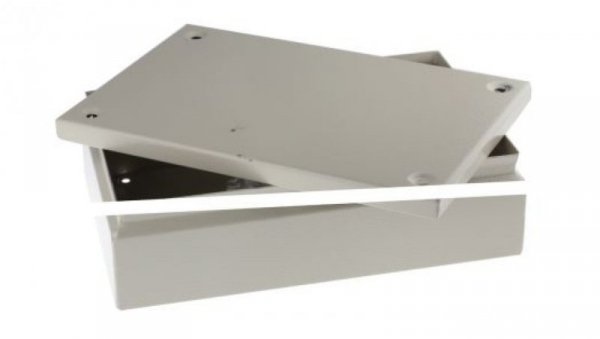 Puszka elektroinstalacyjna, 300 x 200 x 80mm, IP66, kolor RAL 7032, materiał Stal, RS PRO