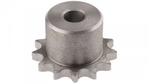 Koło łańcuchowe drabinkowe, 12 zębów, Pilot, śr otworu: 8mm, śr toczna: 36.8mm